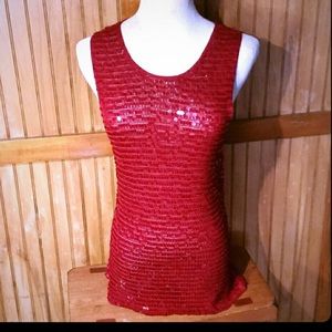 International INC sequin top - large